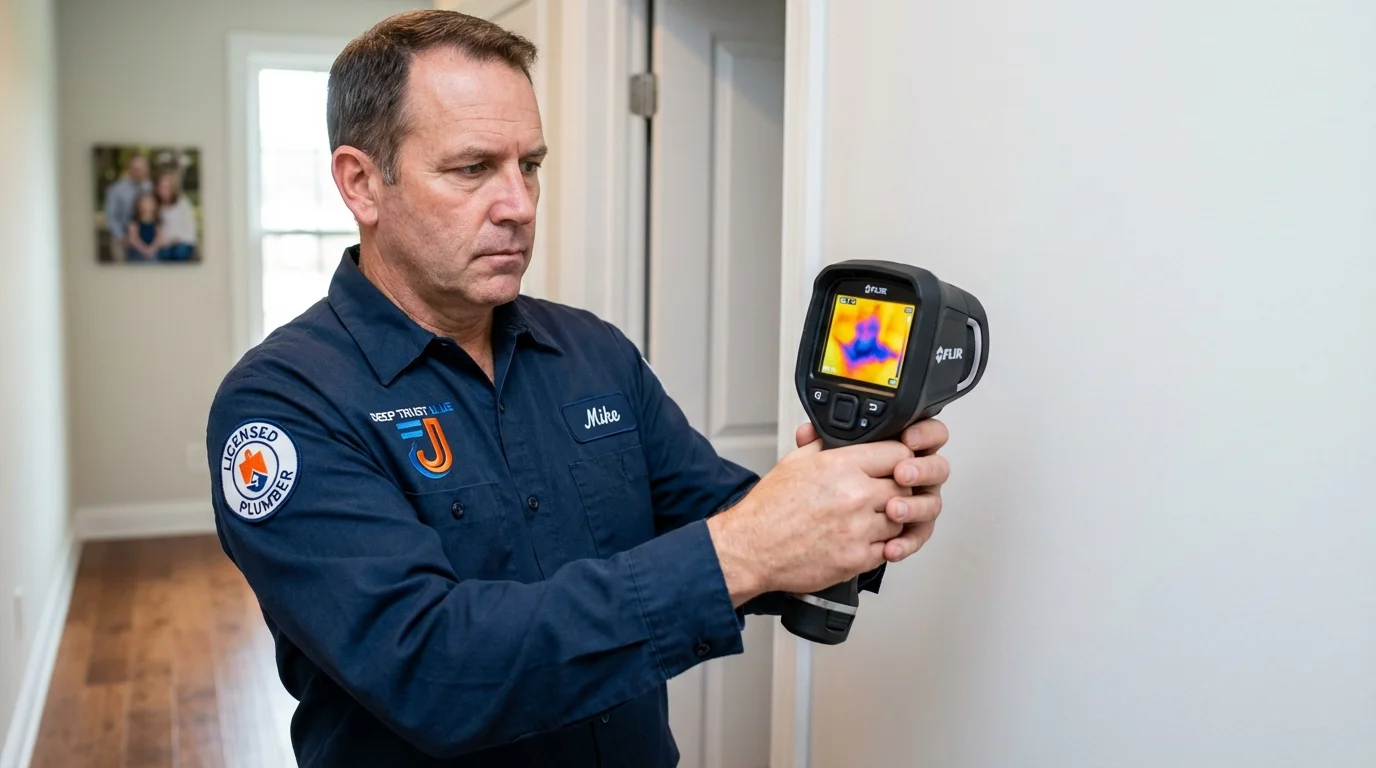 Thermal imaging leak detection by Johns Plumbing LLC in Blackwood